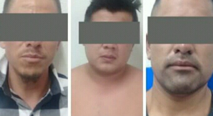 Detienen en Chiautempan a tres presuntos miembros del CJNG